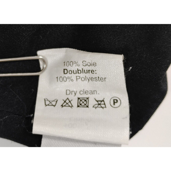 Madewell Dress Womens Size 00 Black Paisley Silk Cut Out Back Whimsigoth Retro - Picture 13 of 16